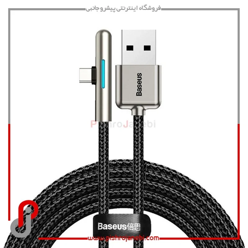 کابل USB به USB-C باسئوس Baseus مدل CAT7C-C01 طول 2 متر توان 40 وات